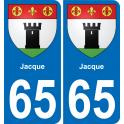 65 Jacque-aufkleber plakette ez stadt