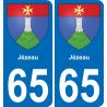 65 Jézeau-aufkleber plakette ez stadt
