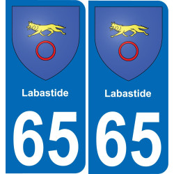 65 Labastide-aufkleber plakette ez stadt