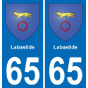 65 Labastide-aufkleber plakette ez stadt