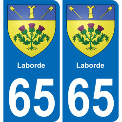 65 Laborde-aufkleber plakette ez stadt