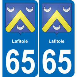 65 Lafitole-aufkleber plakette ez stadt