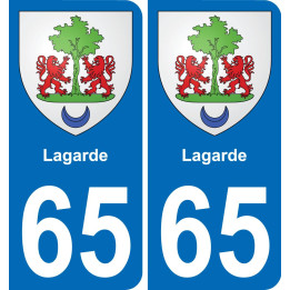 65 Lagarde-aufkleber plakette ez stadt
