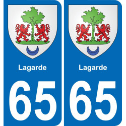 65 Lagarde-aufkleber plakette ez stadt