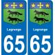 65 Lagrange adesivo piastra di registrazione city