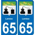 65 Laméac adesivo piastra di registrazione city