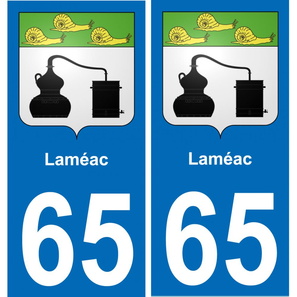 65 Laméac-aufkleber plakette ez stadt