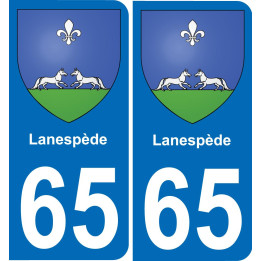 65 Lanespède-aufkleber plakette ez stadt