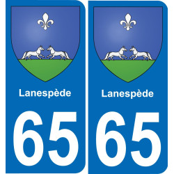 65 Lanespède-aufkleber plakette ez stadt