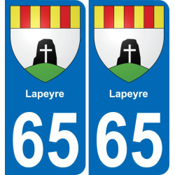 65 Lapeyre-aufkleber plakette ez stadt