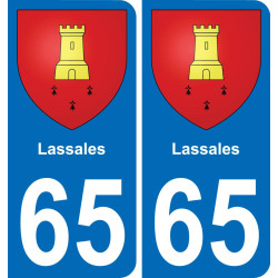 65 Lassales-aufkleber plakette ez stadt