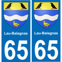 65 Lau-Balagnas sticker plate registration city