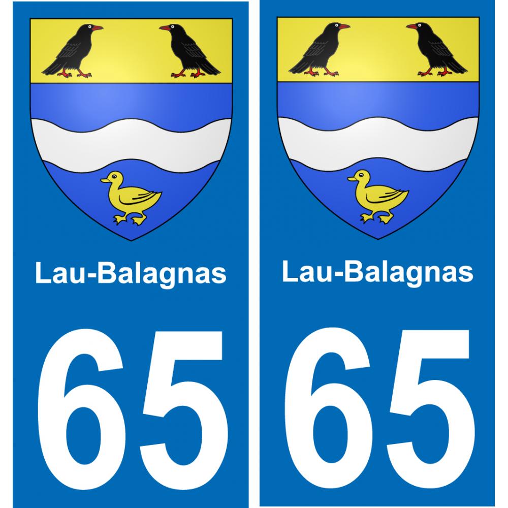 65 Lau-Balagnas adesivo piastra di registrazione city