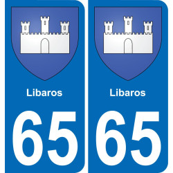 65 Libaros-aufkleber plakette ez stadt