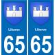 65 Libaros-aufkleber plakette ez stadt