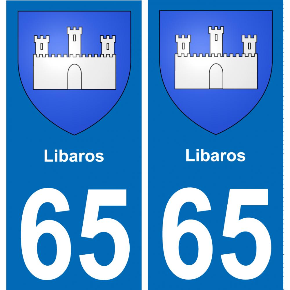 65 Libaros adesivo piastra di registrazione city