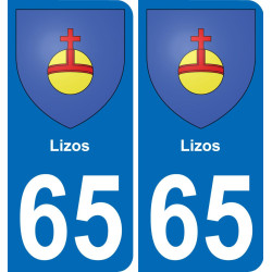65 Lizos-aufkleber plakette ez stadt