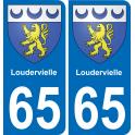 65 Pau autocollant sticker plaque immatriculation auto ville