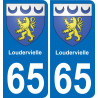 65 Loudervielle adesivo piastra di registrazione city