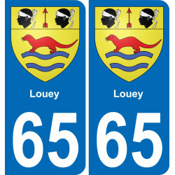 65 Louey-aufkleber plakette ez stadt