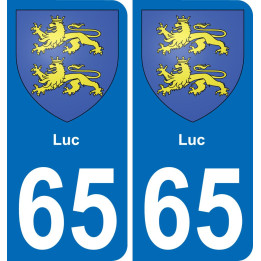 65 Luc-aufkleber plakette ez stadt