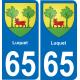 65 Luquet-aufkleber plakette ez stadt