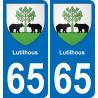 65 Lutilhous sticker plate registration city