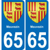65 Mauvezin-aufkleber plakette ez stadt