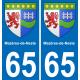 65 Mazères-de-Neste-aufkleber plakette ez stadt