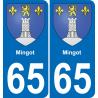 65 Mingot adesivo piastra di registrazione city
