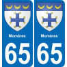 65 Momères adesivo piastra di registrazione city