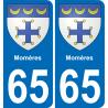 65 Momères-aufkleber plakette ez stadt
