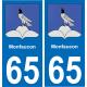 65 Monfaucon-aufkleber plakette ez stadt