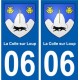 06 La Colle-sur-Loup ville sticker autocollant plaque