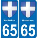 65 Pau autocollant sticker plaque immatriculation auto ville