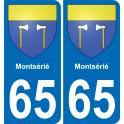 65 Pau autocollant sticker plaque immatriculation auto ville