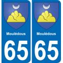 65 Moulédous adesivo piastra di registrazione city