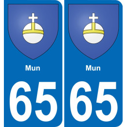 65 Mun-aufkleber plakette ez stadt