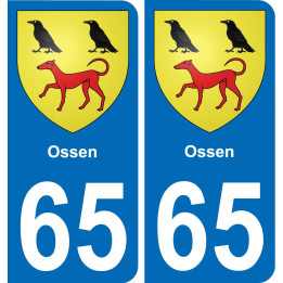 65 Ossen-aufkleber plakette ez stadt