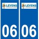 06  Levens logo ville sticker autocollant plaque