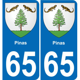 65 Pinas sticker plate registration city