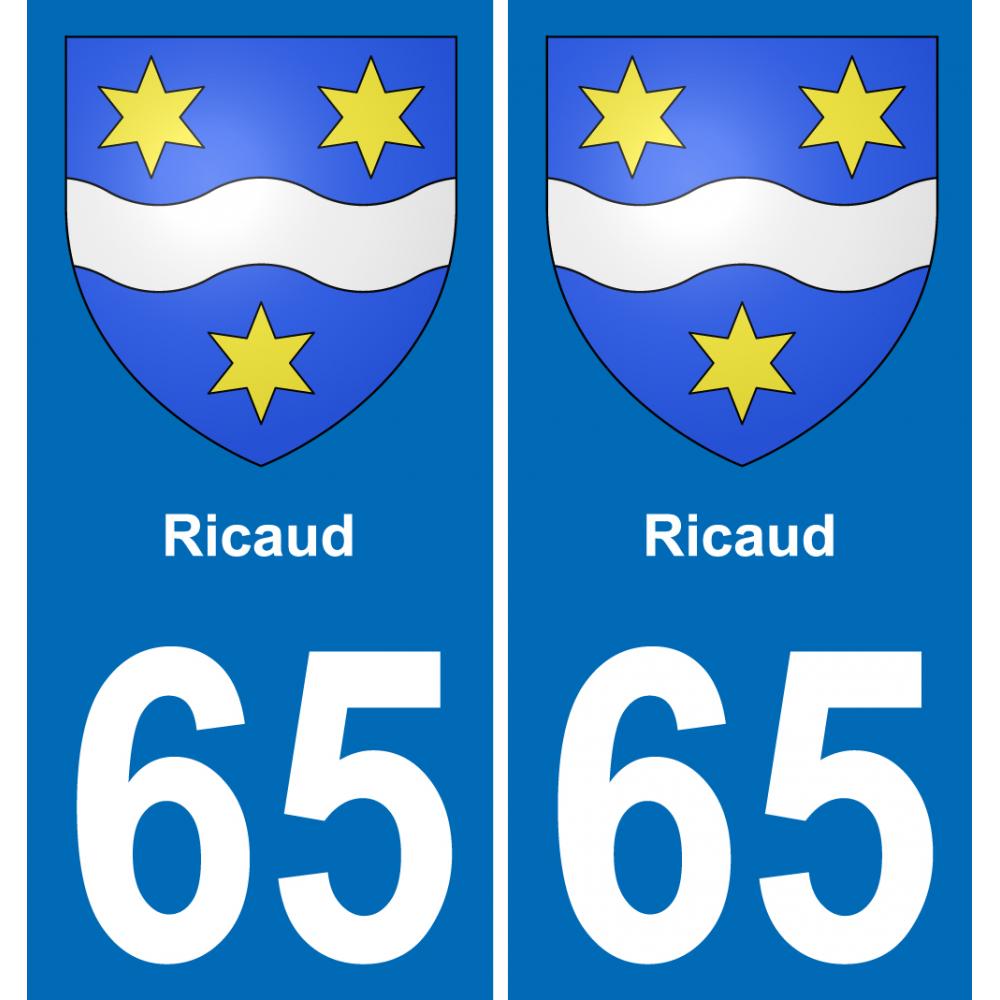 65 Ricaud adesivo piastra di registrazione city