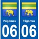 06 Opio city sticker sticker plate