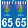 65 Sailhan-aufkleber plakette ez stadt