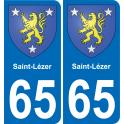 65 Pau autocollant sticker plaque immatriculation auto ville
