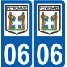 06 Peymeinade logo ville sticker autocollant plaque