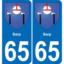 65 Sarp adesivo piastra di registrazione city