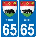 65 Sassis adesivo piastra di registrazione city