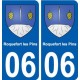 06 Roquefort-les-Pins ville sticker autocollant plaque