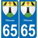 65 Tilhouse adesivo piastra di registrazione city
